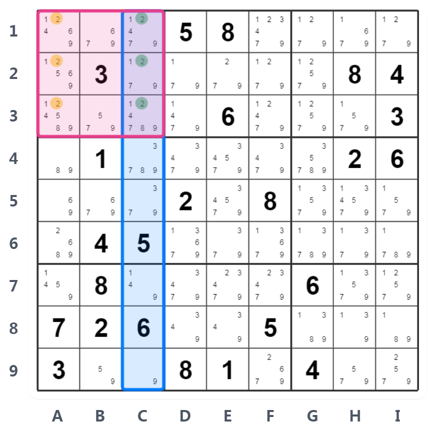 Sudoku Claiming Example